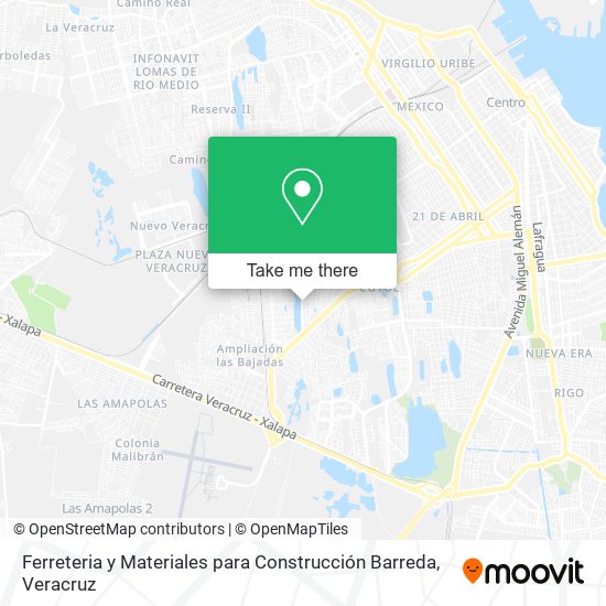 Ferreteria y Materiales para Construcción Barreda map