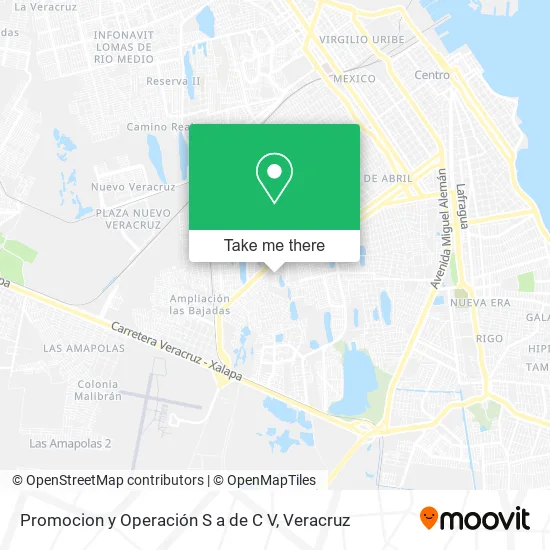 Promocion y Operación S a de C V map