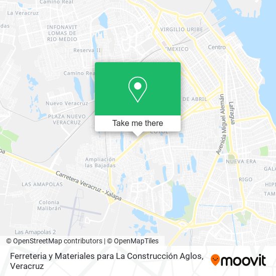 Mapa de Ferreteria y Materiales para La Construcción Aglos