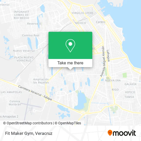Fit Maker Gym map