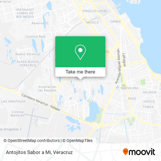Antojitos Sabor a Mi map