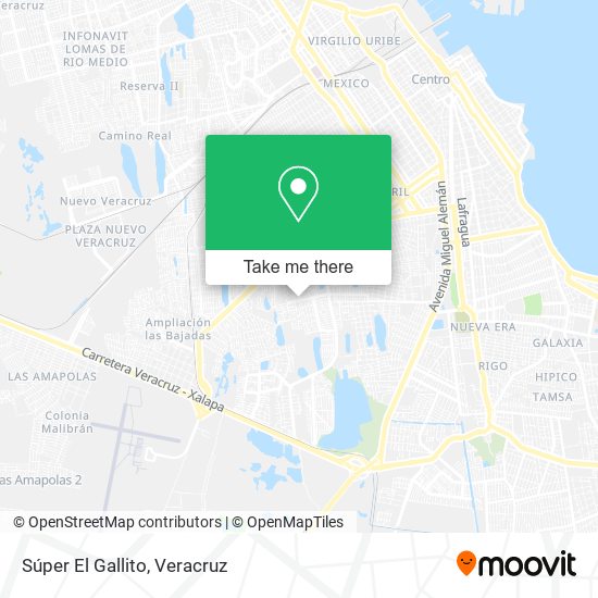 Súper El Gallito map
