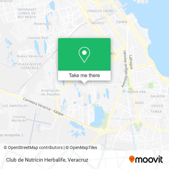 Mapa de Club de Nutricin Herbalife