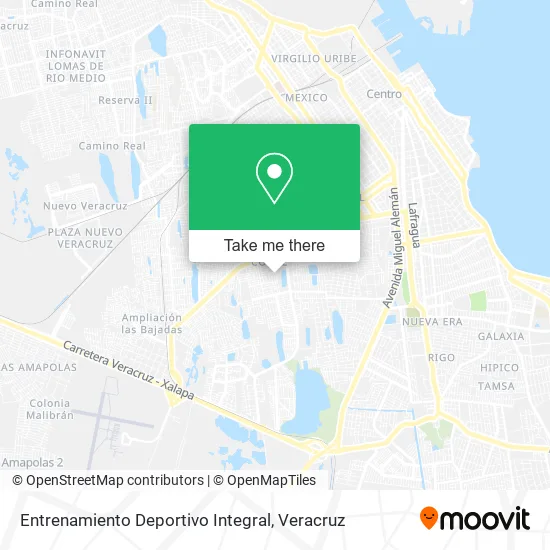 Entrenamiento Deportivo Integral map