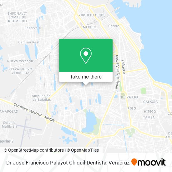 Dr José Francisco Palayot Chiquil-Dentista map
