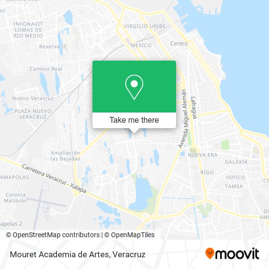 Mapa de Mouret Academia de Artes