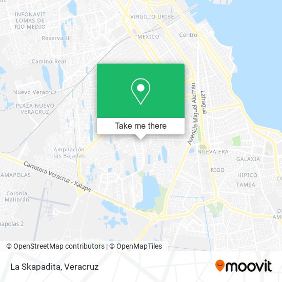 Mapa de La Skapadita