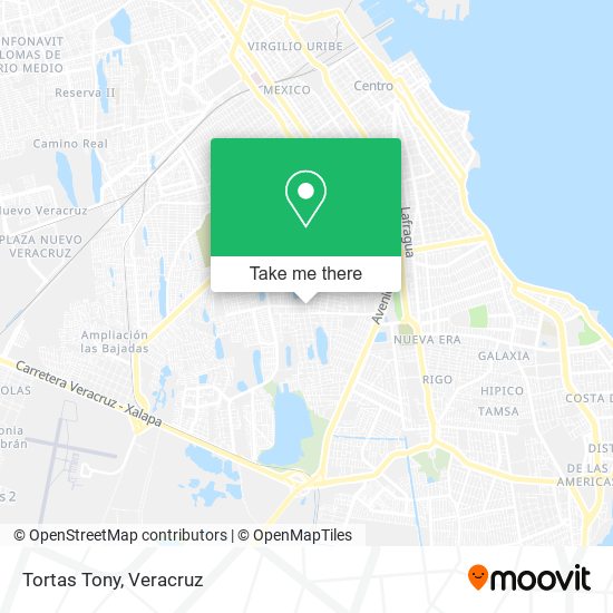 Mapa de Tortas Tony