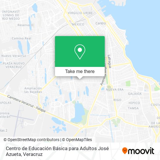 Centro de Educación Básica para Adultos José Azueta map