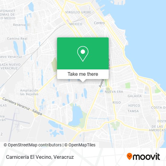 Carnicería El Vecino map