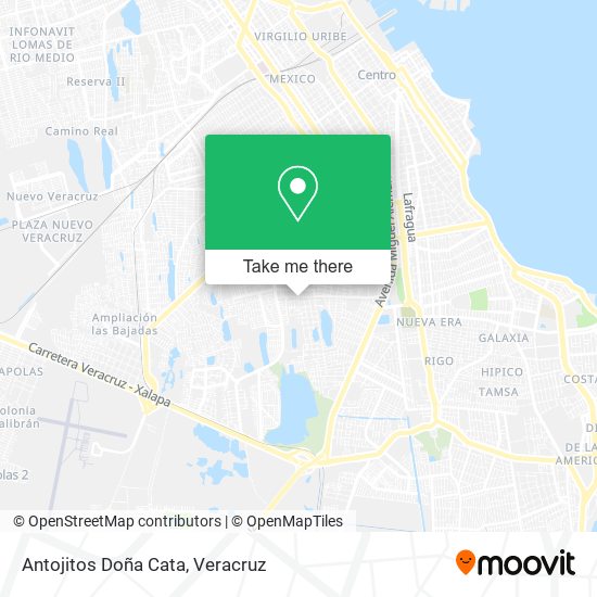 Mapa de Antojitos Doña Cata