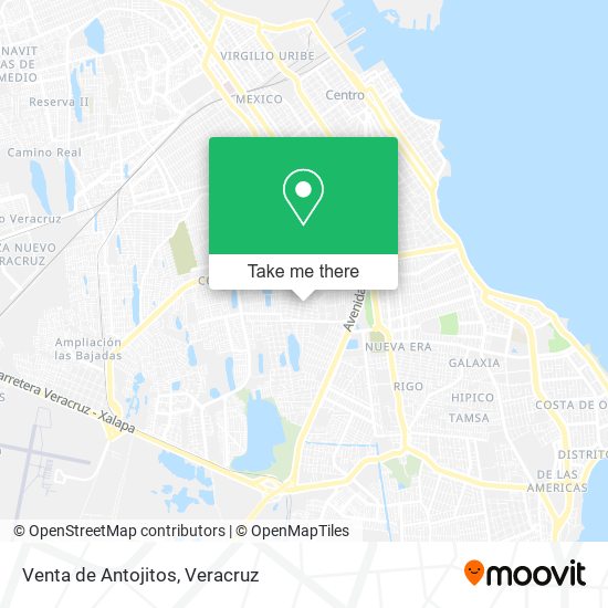 Mapa de Venta de Antojitos