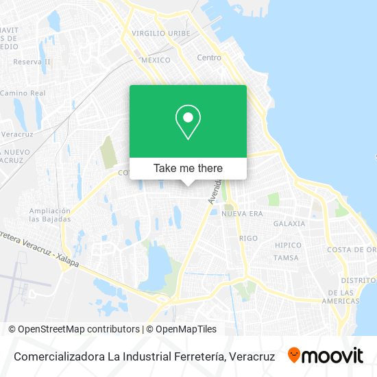 Mapa de Comercializadora La Industrial Ferretería