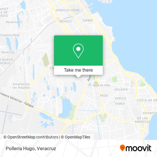 Mapa de Pollería Hugo