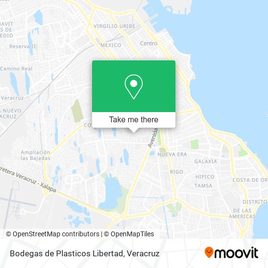 Bodegas de Plasticos Libertad map