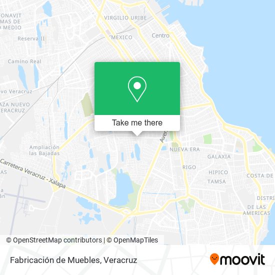 Fabricación de Muebles map