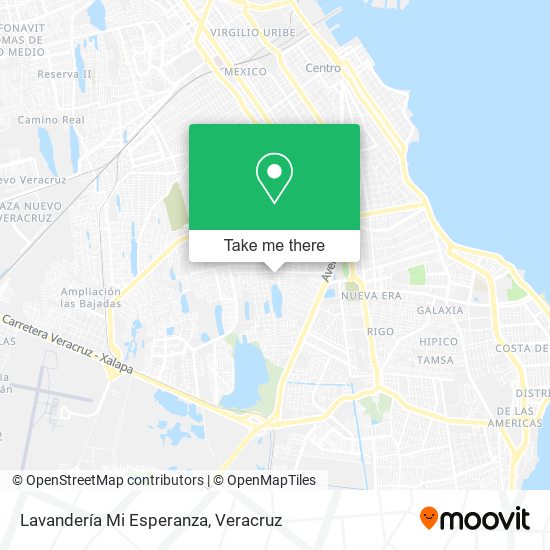 Lavandería Mi Esperanza map