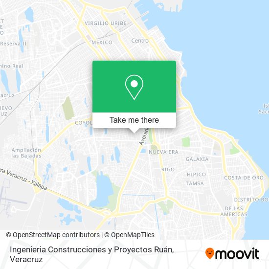 Mapa de Ingenieria Construcciones y Proyectos Ruán