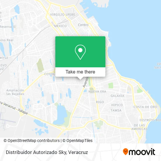 Distribuidor Autorizado Sky map