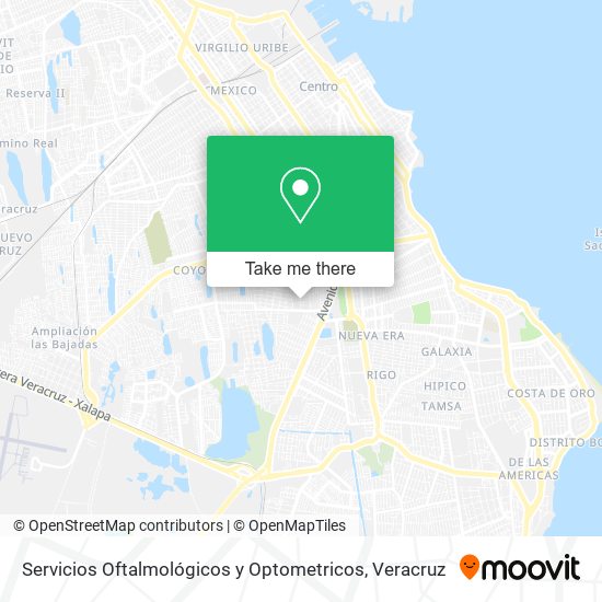 Mapa de Servicios Oftalmológicos y Optometricos