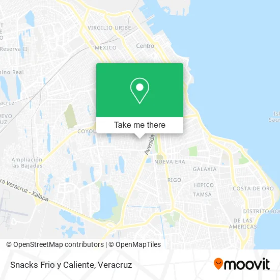 Snacks Frio y Caliente map