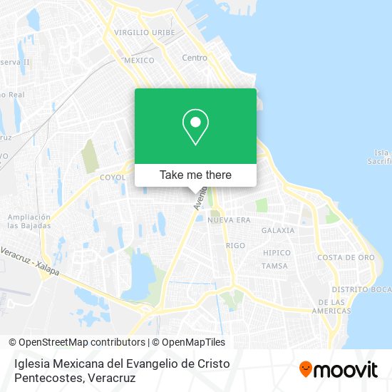 Mapa de Iglesia Mexicana del Evangelio de Cristo Pentecostes