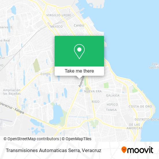 Transmisiones Automaticas Serra map