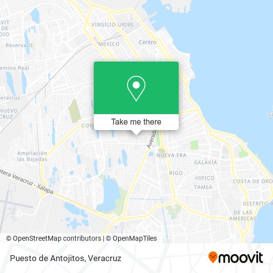 Mapa de Puesto de Antojitos