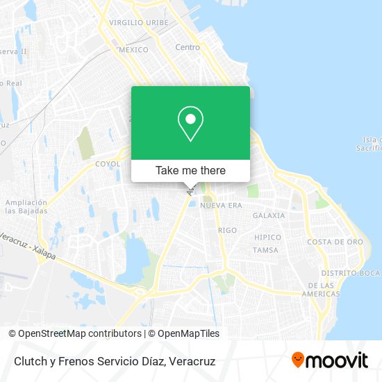 Clutch y Frenos Servicio Díaz map