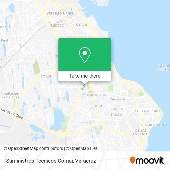 Suministros Tecnicos Comai map