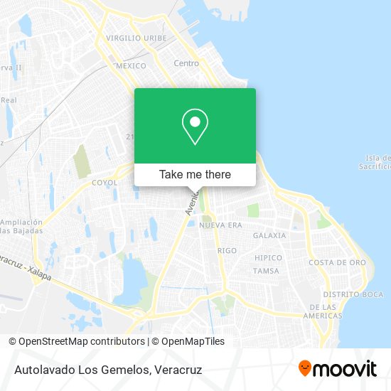 Autolavado Los Gemelos map