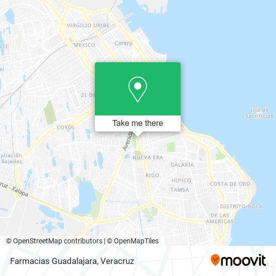 Farmacias Guadalajara map