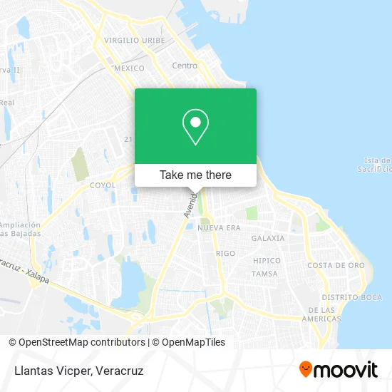 Mapa de Llantas Vicper