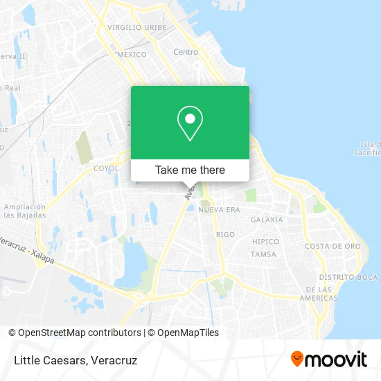 Little Caesars map
