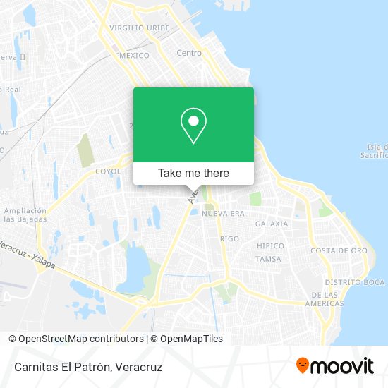 Mapa de Carnitas El Patrón