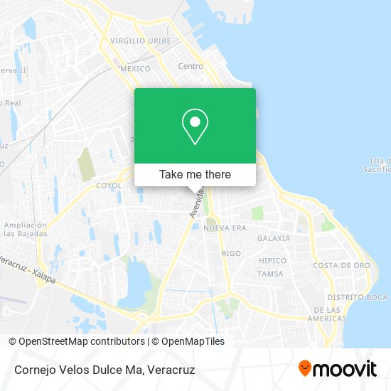 Cornejo Velos Dulce Ma map