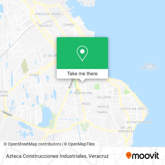 Mapa de Azteca Construcciones Industriales