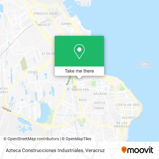 Azteca Construcciones Industriales map
