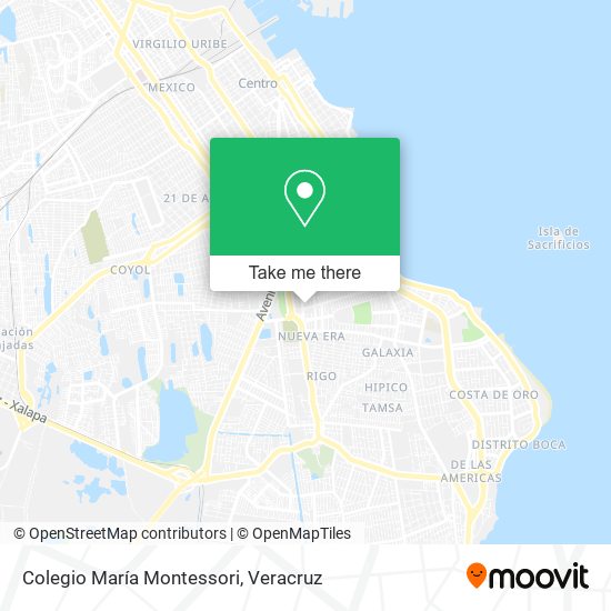 Colegio María Montessori map