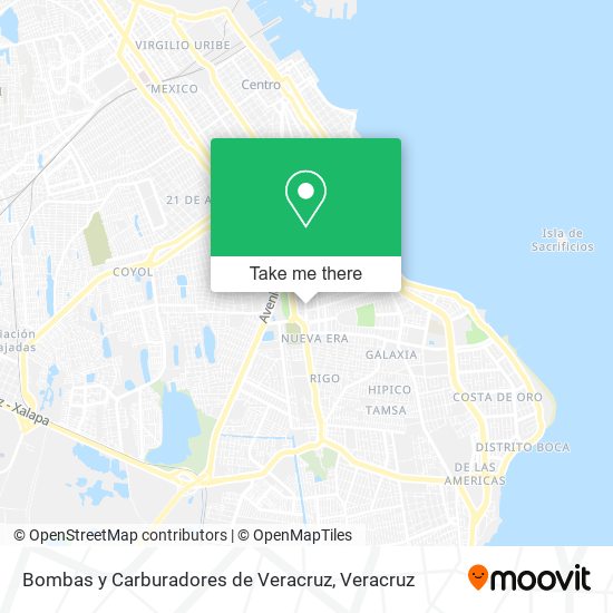 Bombas y Carburadores de Veracruz map