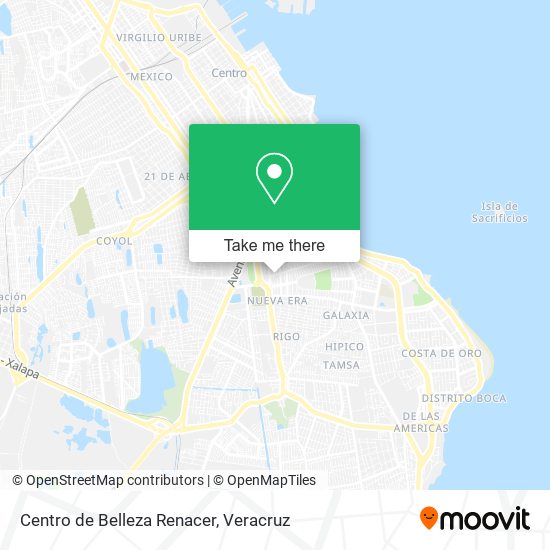 Centro de Belleza Renacer map