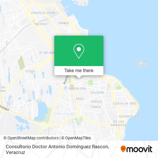 Consultorio Doctor Antonio Domínguez Rascon map