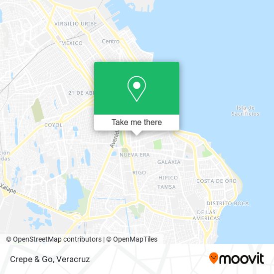 Crepe & Go map