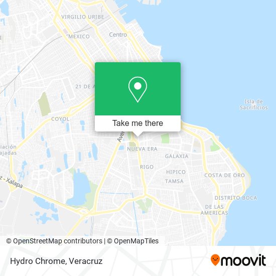 Mapa de Hydro Chrome