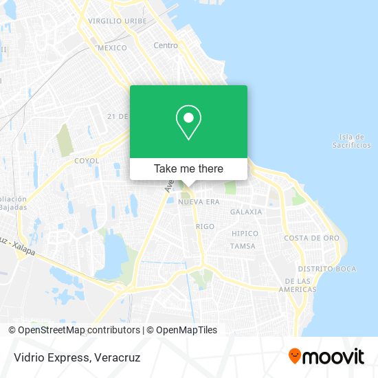 Mapa de Vidrio Express