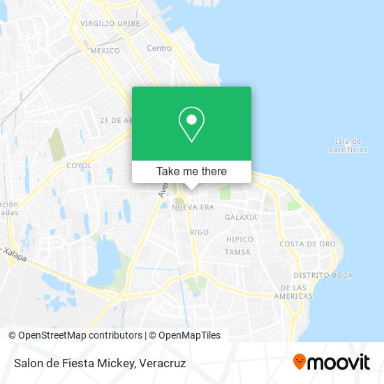 Salon de Fiesta Mickey map