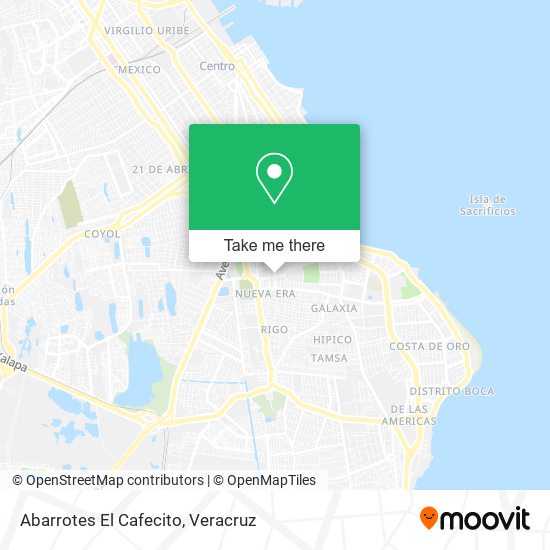 Abarrotes El Cafecito map
