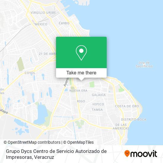 Grupo Dycs Centro de Servicio Autorizado de Impresoras map