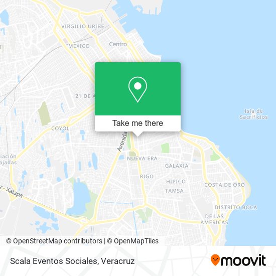 Scala Eventos Sociales map