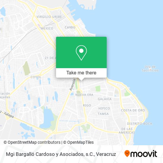Mapa de Mgi Bargalló Cardoso y Asociados, s.C.